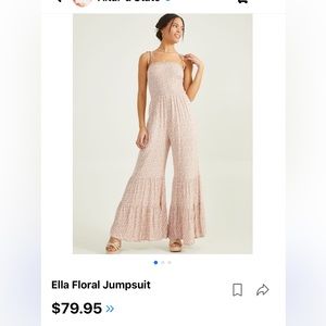 Ella floral jumpsuit from Altar’d State size Small